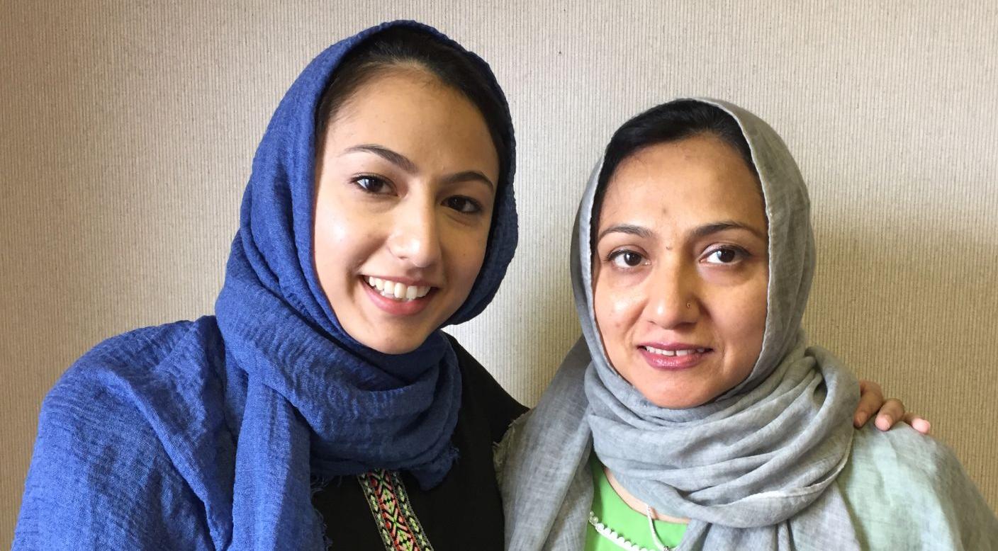 Sonia and Zahra Hafiz